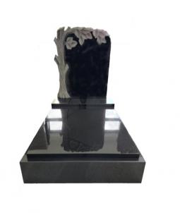 Urnový hrob Shanxi Black 70x100cm s plastikou lípy