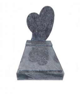 Urnový hrob Bahama Blue srdce