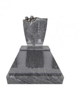 Urnový hrob Bahama Blue s plastikou tulipánů