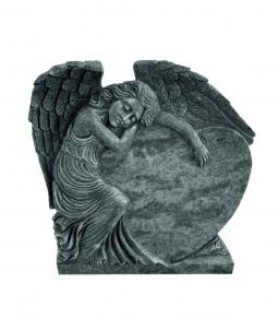 Urnový hrob Bahama Blue s plastikou anděla