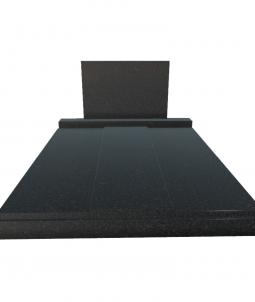 Dvojhrob Impala s hranatou nápisovou deskou