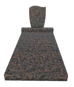 Jednohrob India Aurora, nápisová deska B, trojpřikrytí