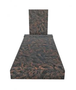 Jednohrob India Aurora, nápisová deska J, krycí deska